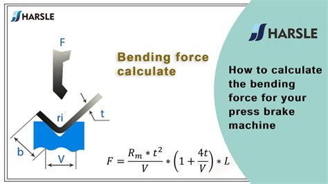 press brake to bend formula